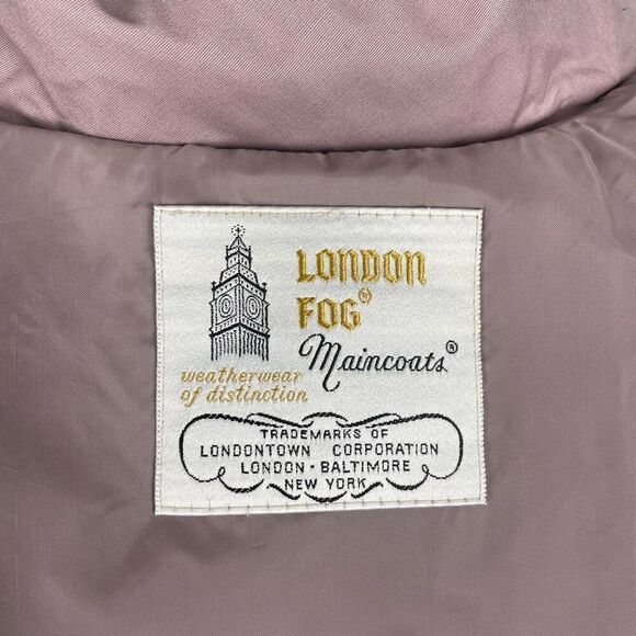 London Fog Lavender Trench Coat - Women’s 14 Regular - Picture 6 of 8